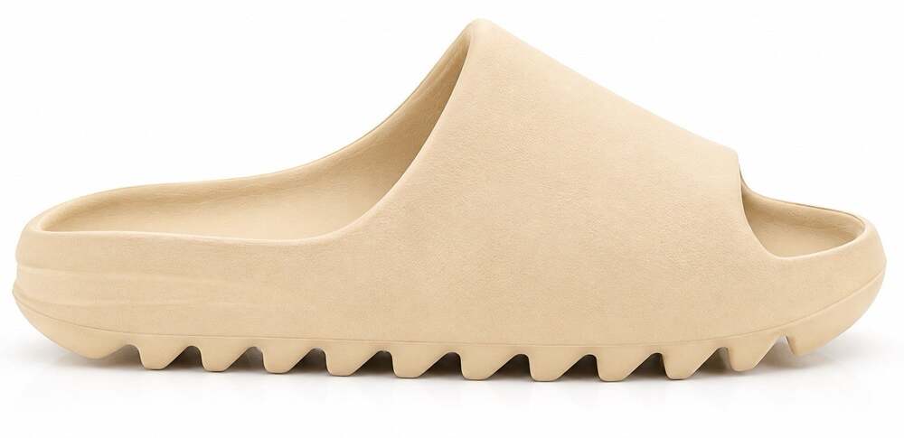 Adidas Yeezy Bone Sandal Slides Youth/Men Sz 5 Foam Slip On Beige Athletic Shoes